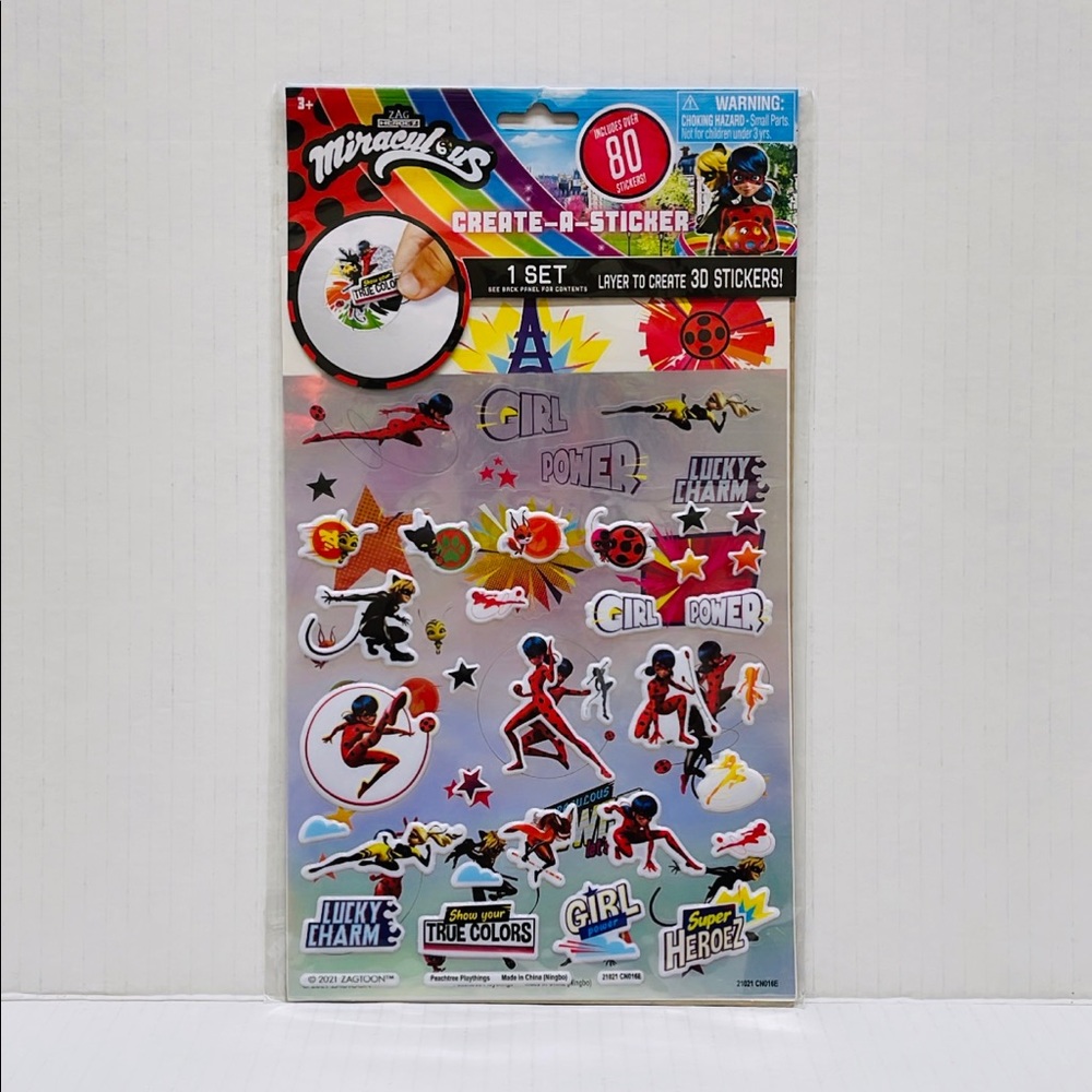 Miraculous Create A Sticker Set / 80+ stickers